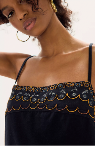 Free People Sunspell Embroidered Boho Shift Mini Dress – PERIWINKLES / ISABELLE'S / BELLE'S BOUTIQUE / THE VILLAGE TOY SHOP