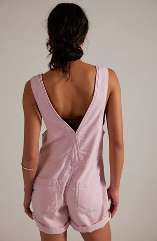 We The Free Jude Slouchy Denim Shortall - Timeless Pinafore Overalls