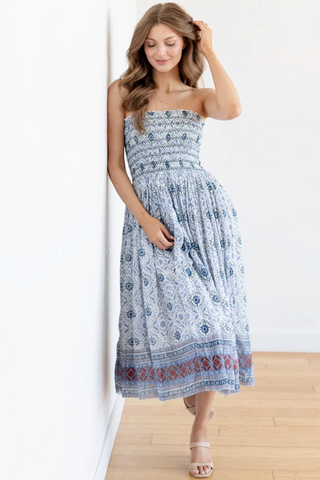 Free People Ravenna Printed Maxi Skirt/Dress