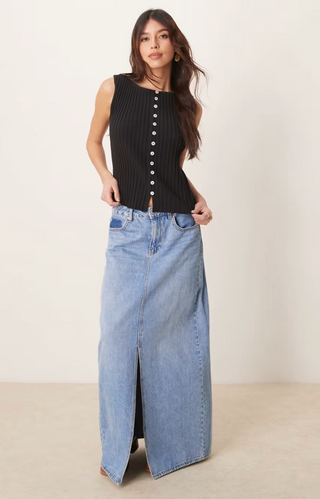 Free People Tilly Rib Button-Up Top