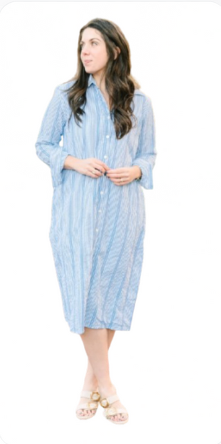Victoria Dunn Mira Shoreline Maxi Shirt Dress