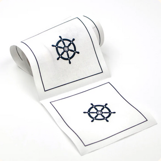 Table Theory Cotton Cocktail Napkins & Placemats