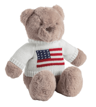 Liberty the Bear: 12.5" Ultra-Soft Weighted Plush Teddy