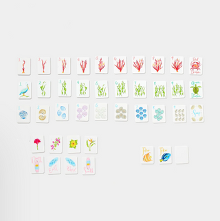 Mahjong Tiles: Beach Edition – Portable 160-Tile Travel Set