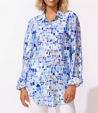 Regatta Rayon Sea Glass Beach Shirt | Lightweight Women's Cover-Up