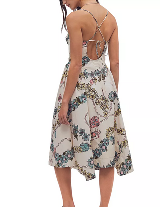 Free People Cotton Bustier Midi Dress | Women's A-Line Sundress