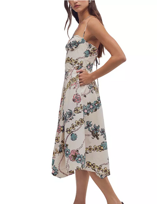 Free People Cotton Bustier Midi Dress | Women's A-Line Sundress