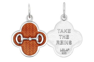 Lola "Take The Reins" Equestrian Clover Pendant