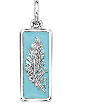 LOLA Feather Tag Charm