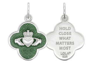 LOLA Claddagh Clover Pendant