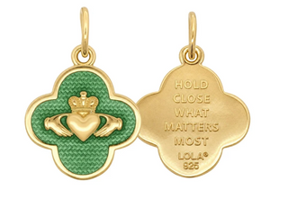 LOLA Claddagh Clover Pendant