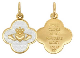 LOLA Claddagh Clover Pendant