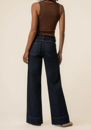 Kut from the Kloth Maya High Rise Fab Ab Wide Leg Jean – Amaze Wash