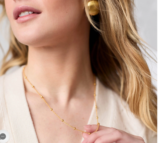 Julie Vos Solara Delicate Station Necklace