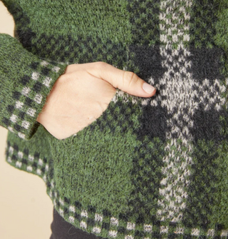 Habitat Plaid About You Zip Jacket - Fern