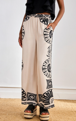 NKNnekane Two-Tone Printed Trousers