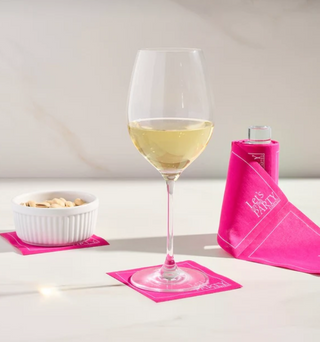 Table Theory Luxury Cocktail Napkin Stand | Gold & Glass Display