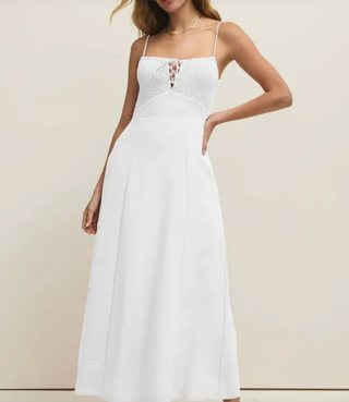 Z Supply Granada Smocked Maxi Dress – Airy Textured Summer Chic