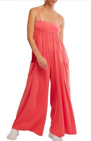 Free People Hot Shot Onesie - Relaxed Oversized Loungewear Jumpsuit