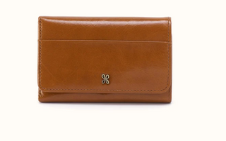 HOBO Jill Trifold Wallet - Compact Vintage Hide Leather Clutch