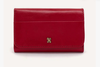 HOBO Jill Trifold Wallet - Compact Vintage Hide Leather Clutch