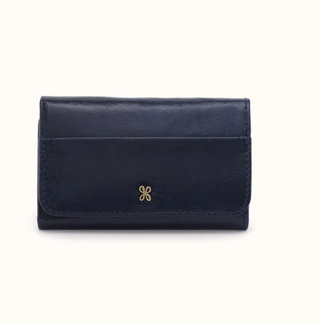 HOBO Jill Trifold Wallet - Compact Vintage Hide Leather Clutch