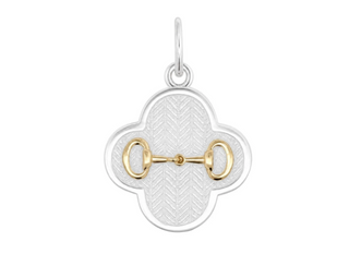 Lola "Take The Reins" Equestrian Clover Pendant
