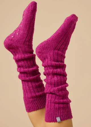 Women's Soft, Cozy, Slouchy Marshmallow Socks with Grippers