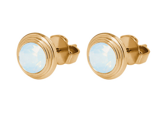 QUDO Stud Earrings 9-10mm