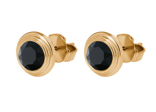QUDO Stud Earrings 9-10mm