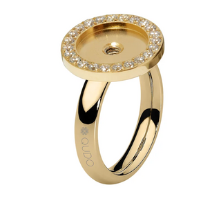 QUDO Interchangeable Base Rings - Gold (Portofino & Basic Small)