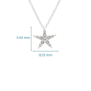 Starfish Mini Necklace measurements
