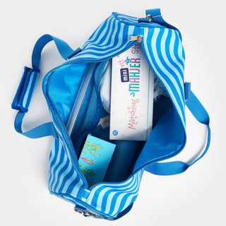 Mini Mahjer Carry All Bag in Blue, alternate view