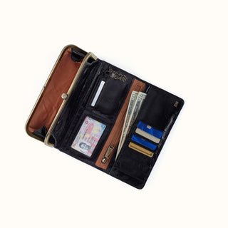 HOBO Rachel Continental Wallet Black