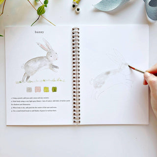 Emily Lex Animals Watercolor Workbook: Step-by-Step Beginner Painting Guide