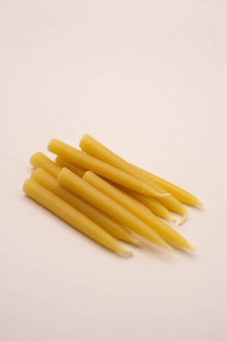 20-Minute Mindfulness Beeswax Candle Set – Hand-Dipped Meditation Ritual Kit