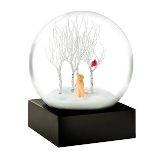 Lab in the Woods Glass Snow Globe – Premium Dog Lover Decor