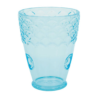 Nautical Stackable Fish Acrylic Tumblers – Shatterproof Set of 4