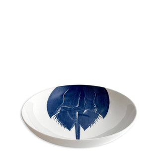 Caskata Horseshoe Crab Porcelain Entrée Bowl – Luxury Coastal Dinnerware