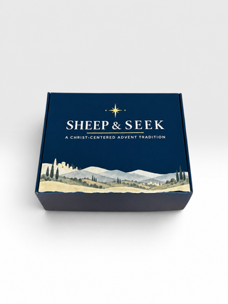 Sheep & Seek™ | Christ-Centered Kids Advent Tradition & Plush Sheep Set