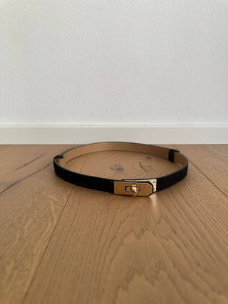MAIDA Suede BELT - Top grain leather