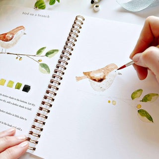 Emily Lex Animals Watercolor Workbook: Step-by-Step Beginner Painting Guide