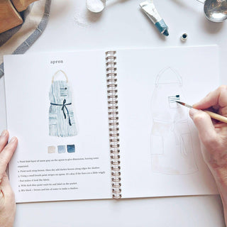 Emily Lex Baking watercolor workbook