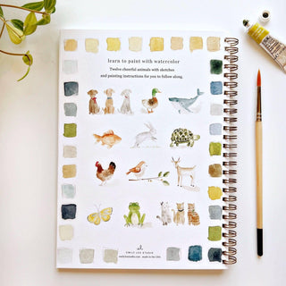 Emily Lex Animals Watercolor Workbook: Step-by-Step Beginner Painting Guide