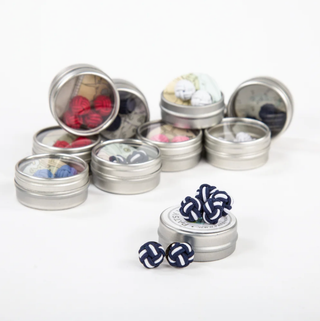 Nautical Monkey Fist Knot Stud Earrings – New England Made
