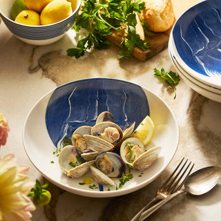 Caskata Horseshoe Crab Porcelain Entrée Bowl – Luxury Coastal Dinnerware
