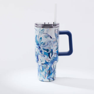 40oz Tumbler - Azul Oysters