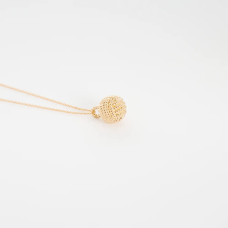 14kt Gold-Dipped Monkey Fist Nautical Pendant – New England Crafted
