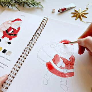 Emily Lex Christmas Watercolor Workbook: Relaxing Holiday Art for All Ages
