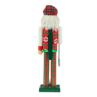 Golfer Nutcracker hat detail